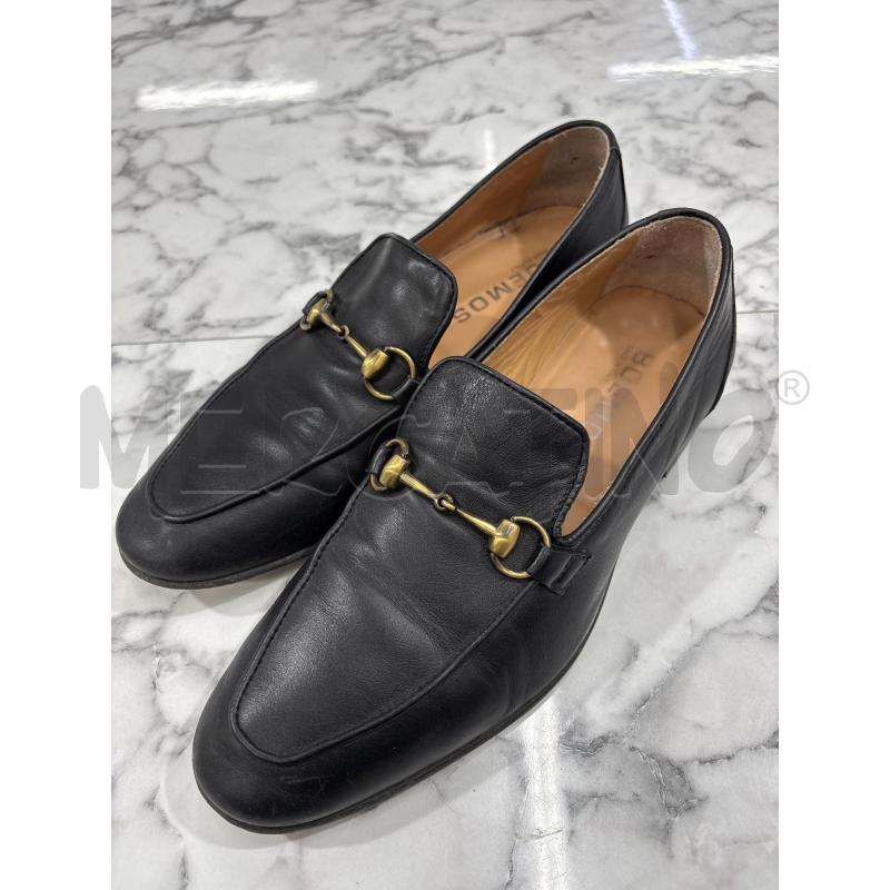 MOCASSINI DONNA NERO CON CATENA BOEMOS | Mercatino dell'Usato Benevento 1