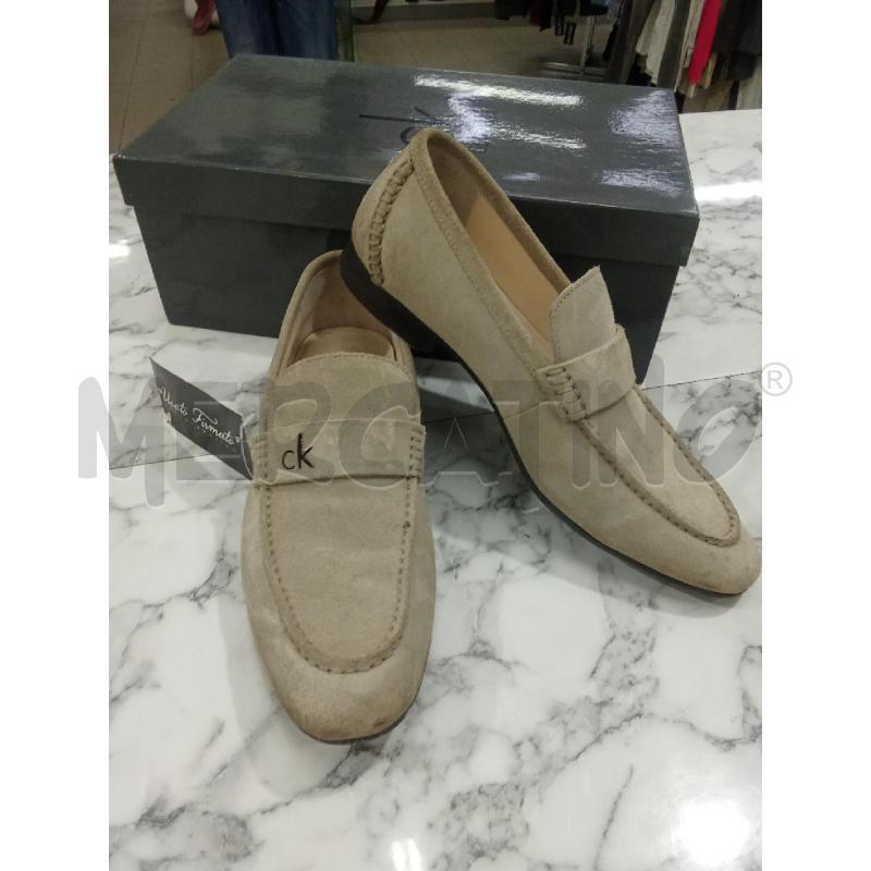 MOCASSINI UOMO BEIGE SCAMOSCIATI CALVIN KLEIN | Mercatino dell'Usato Benevento 1