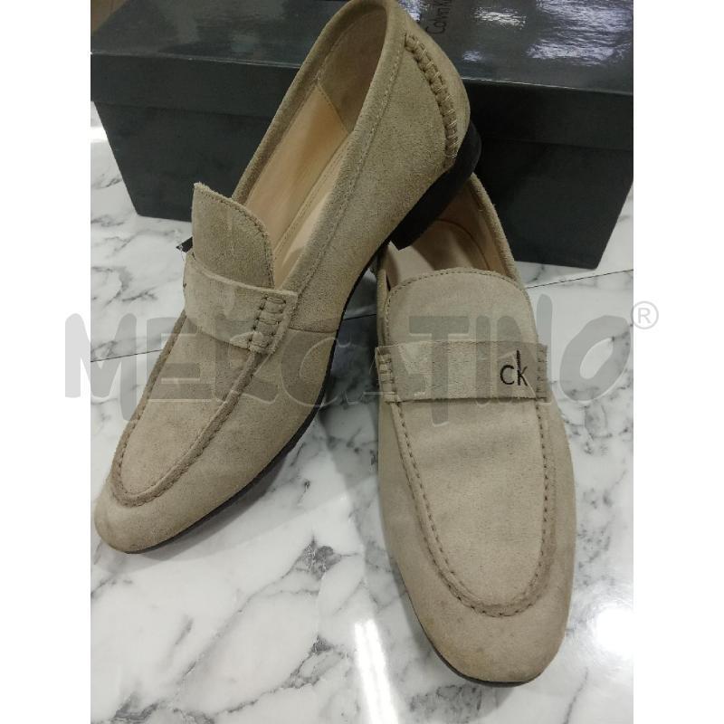 MOCASSINI UOMO BEIGE SCAMOSCIATI CALVIN KLEIN | Mercatino dell'Usato Benevento 3
