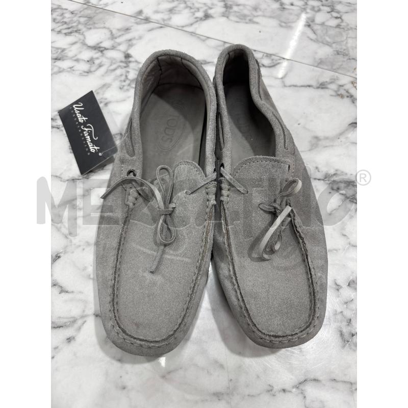 MOCASSINI UOMO TOD'S GRIGIO SCAMOSCIATO  | Mercatino dell'Usato Benevento 2