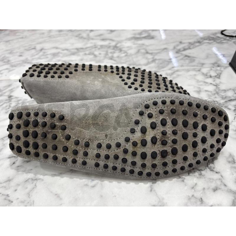 MOCASSINI UOMO TOD'S GRIGIO SCAMOSCIATO  | Mercatino dell'Usato Benevento 4