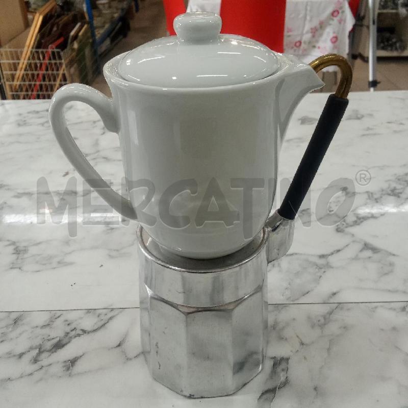 MOKA METALLO BRICCHETTO CER BIANCO | Mercatino dell'Usato Benevento 1
