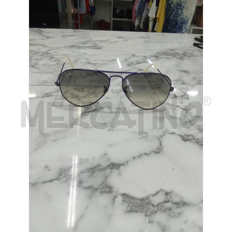 OCCHIALI DA SOLE RAY BAN MONTATURA VIOLA STECCHE BIANCHE | Mercatino dell'Usato Benevento 1