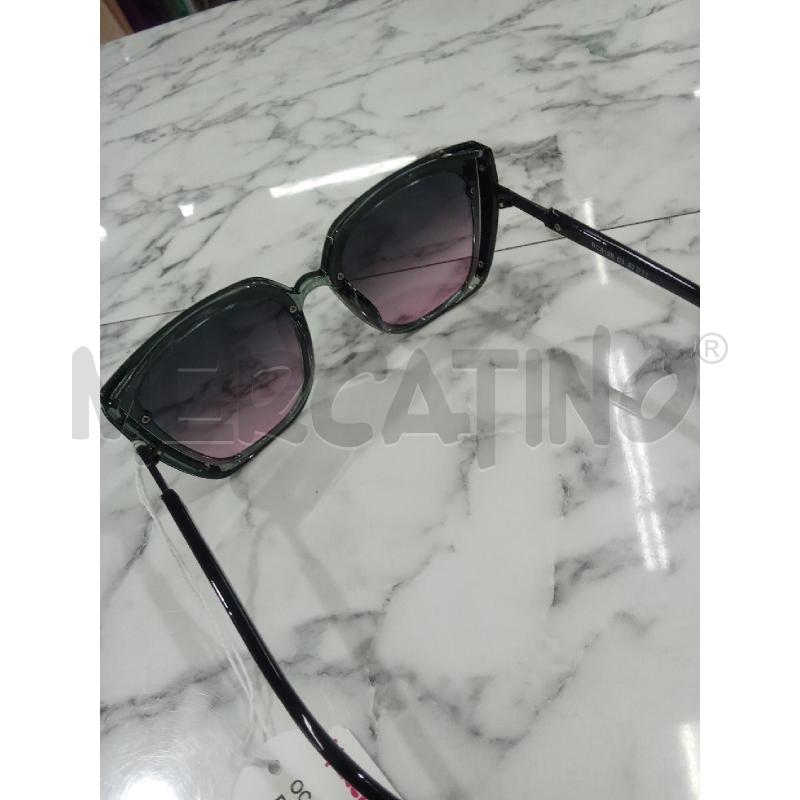 OCCHIALI DONNA DA SOLE NERI RICARDI LENTE SFUMATA ROSA | Mercatino dell'Usato Benevento 3
