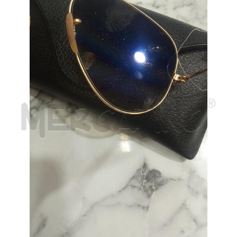 OCCHIALI DONNA DA SOLE RAYBAN AVIATOR ASTE DORATE  | Mercatino dell'Usato Benevento 3