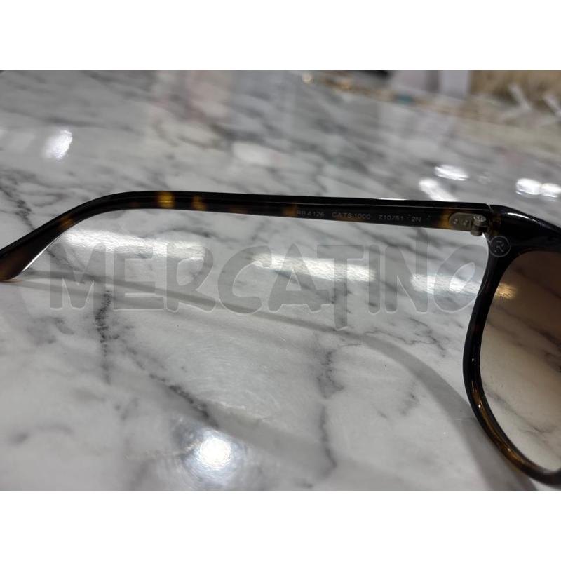 OCCHIALI DONNA DA SOLE RAYBAN RB4126 CATS 1000 MARRONE | Mercatino dell'Usato Benevento 3