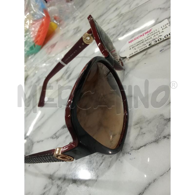 OCCHIALI DONNA  DA OL4 BORDEAUX ASTA SCURW | Mercatino dell'Usato Benevento 3