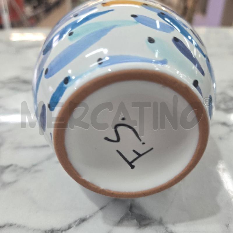 OLIERA TERRACOTTA BIANCA PESCIOLINI BLU VERDI MARRONI | Mercatino dell'Usato Benevento 4