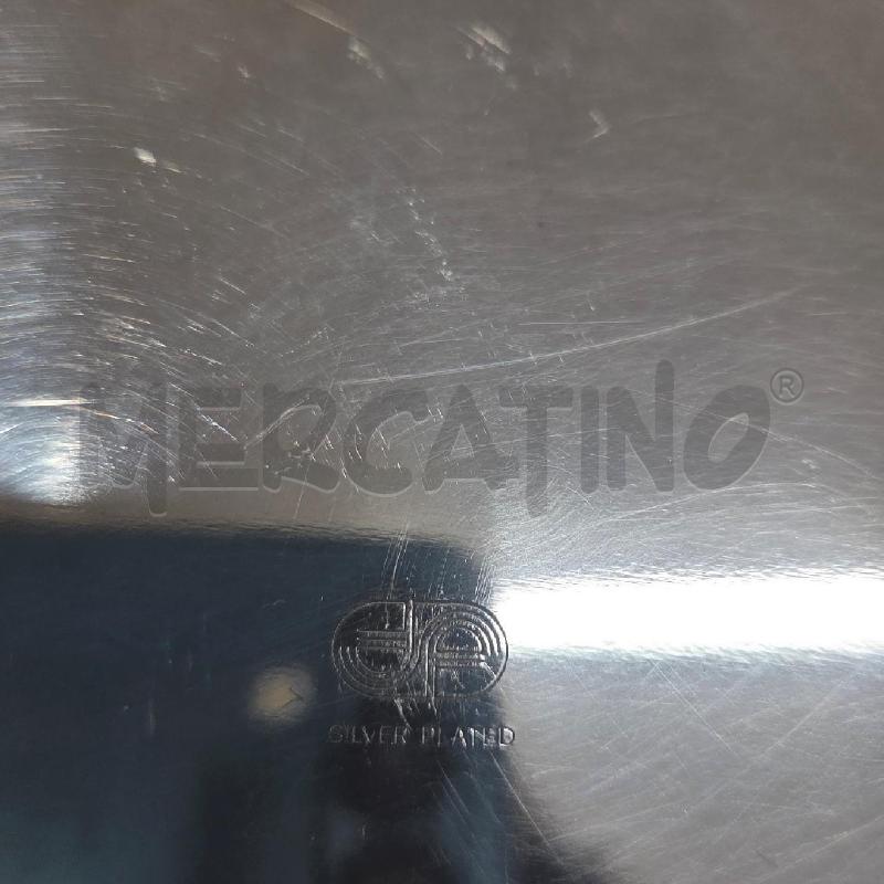 OLIO ACETO +SALE PEPE VASSOIO SILVER PLATED INS VETRO | Mercatino dell'Usato Benevento 4
