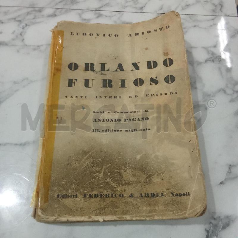 ORLANDO FURIOSO CANTI INTERI ED EPISODI | Mercatino dell'Usato Benevento 1
