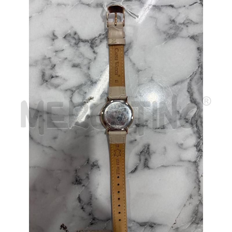 OROLOGIO DA POLSO BEIGE CAPRI WATCH  | Mercatino dell'Usato Benevento 4