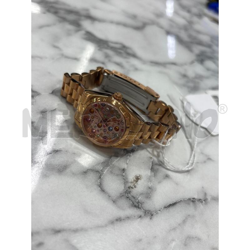 OROLOGIO DA POLSO CAPRI WATCH PICCOLO DORATO CON STRASS COLORATI | Mercatino dell'Usato Benevento 1