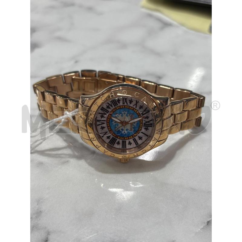 OROLOGIO DA POLSO DORATO CAPRI WATCH QUADRANTE AZZURRO NUMERI ROMANI | Mercatino dell'Usato Benevento 1