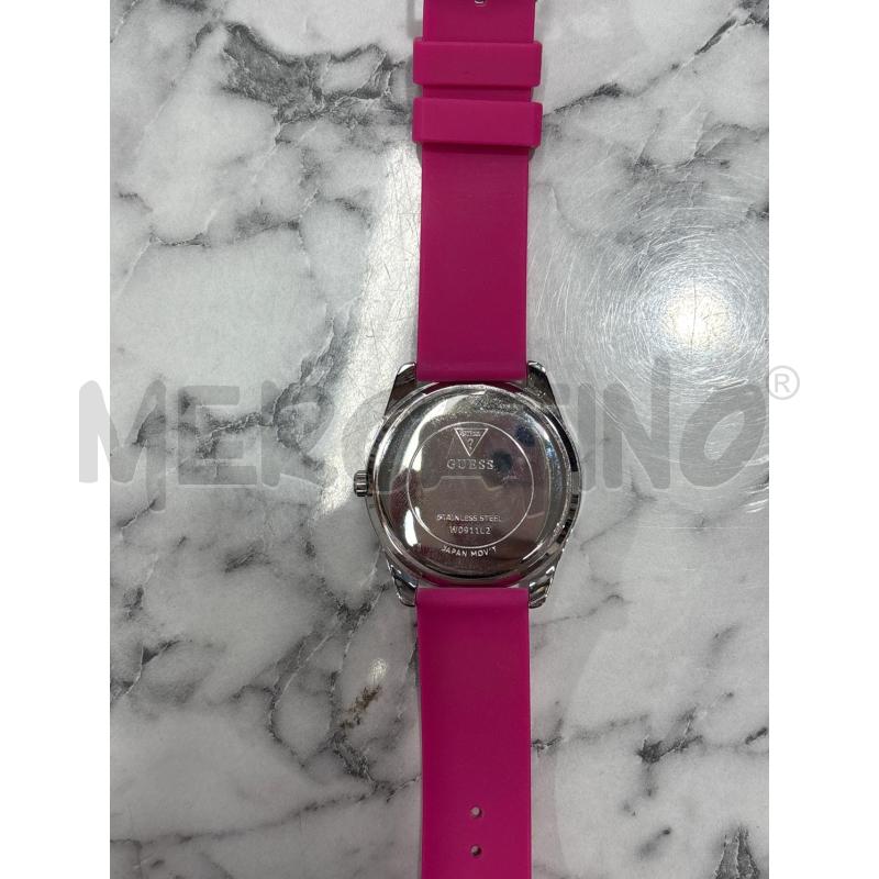 OROLOGIO DA POLSO FUCSIA GUESS CINTURINO GOMMA | Mercatino dell'Usato Benevento 3