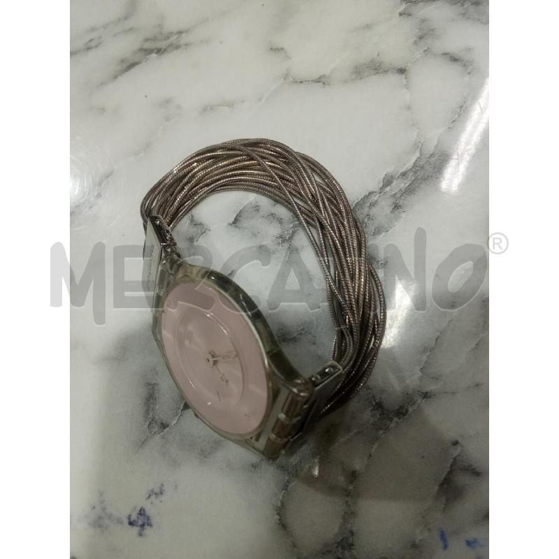 OROLOGIO DA POLSO GRIGIO QUADRANTE ROSA SWATCH | Mercatino dell'Usato Benevento 2