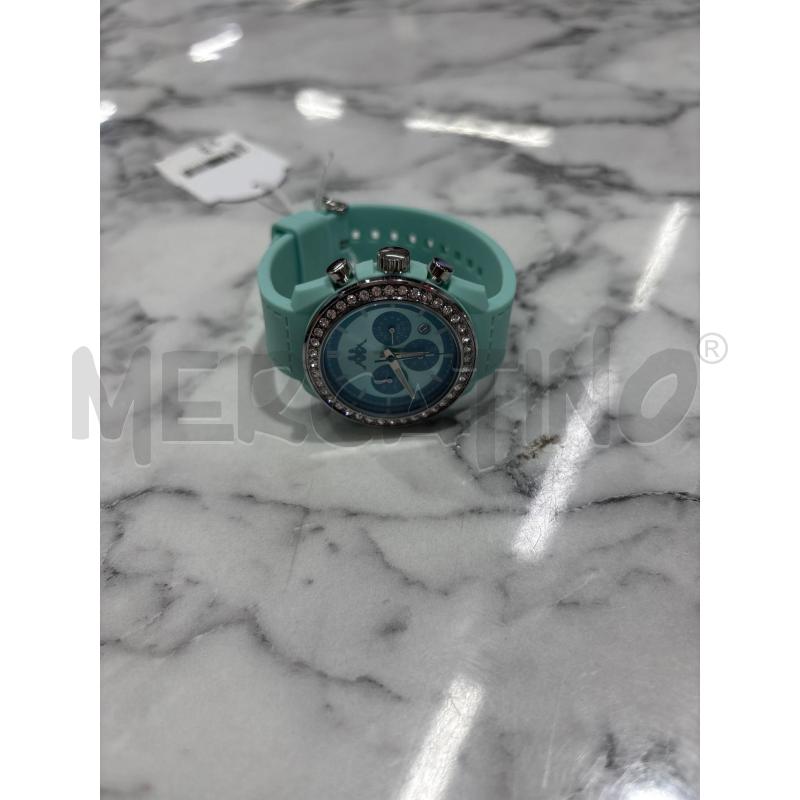 OROLOGIO DA POLSO KAPPA TURCHESE CON STRASS | Mercatino dell'Usato Benevento 1
