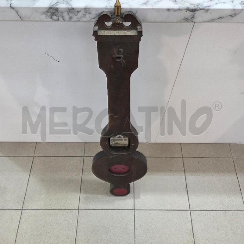 OROLOGIO LEGNO MARRONE CON TERMOMETRO | Mercatino dell'Usato Benevento 5