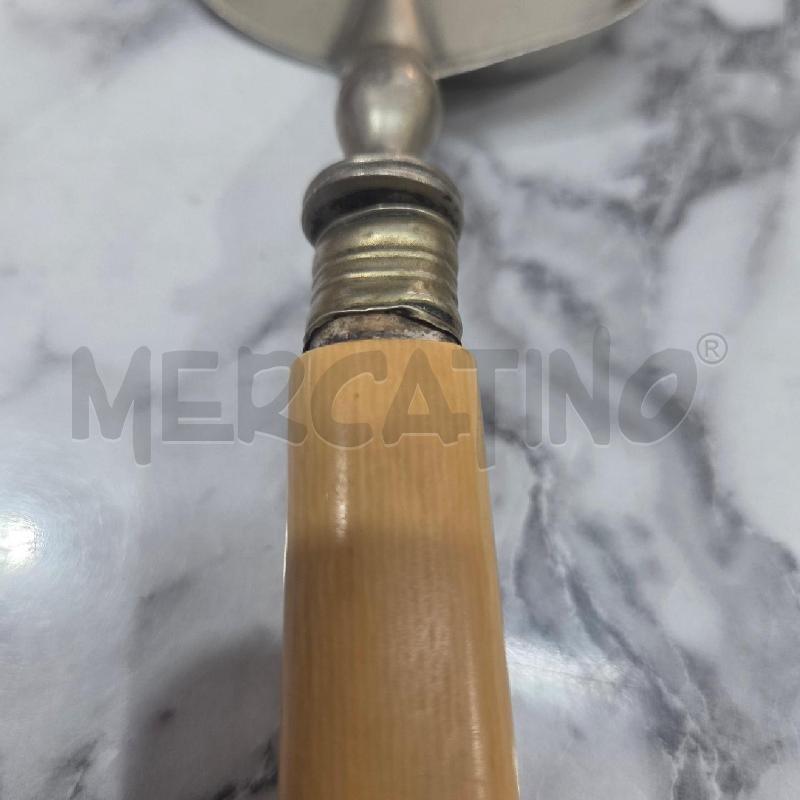 PALETTA RACCOGLI BRICIOLE ARGENTATA MANICO GIALLO  | Mercatino dell'Usato Benevento 4