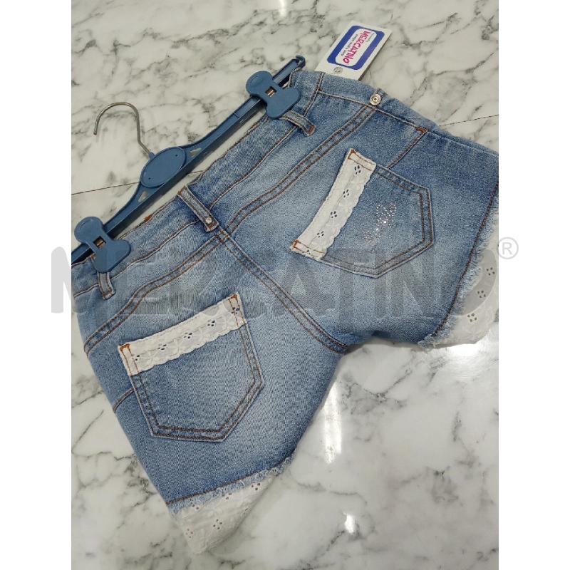 PANTALONCINO BAMBINA DENIM INS PIZZO BIANCO LIU JO  | Mercatino dell'Usato Benevento 2