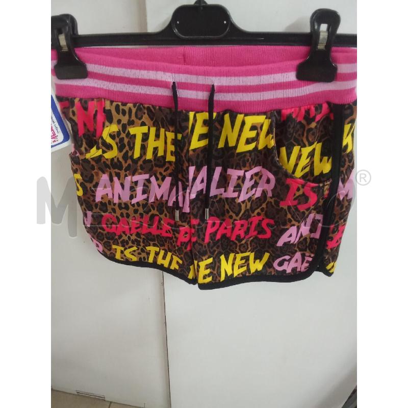 PANTALONCINO BAMBINA ROSA MACULATO SCRITTE GAELLE  | Mercatino dell'Usato Benevento 1