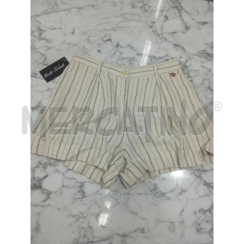 PANTALONCINO DONNA PANNA RIGHINE BLU TWINSET | Mercatino dell'Usato Benevento 1