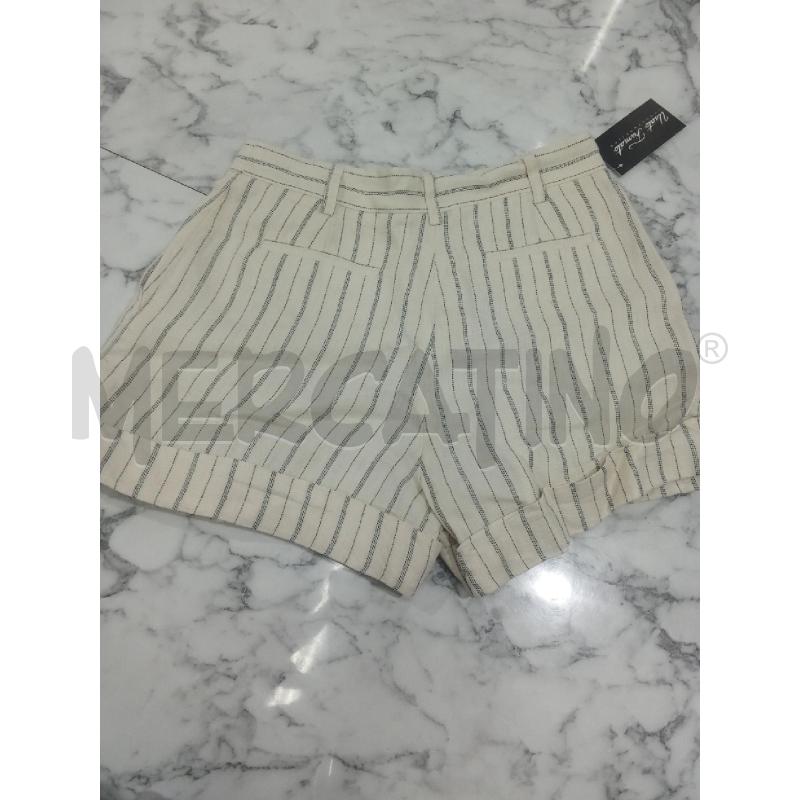 PANTALONCINO DONNA PANNA RIGHINE BLU TWINSET | Mercatino dell'Usato Benevento 3