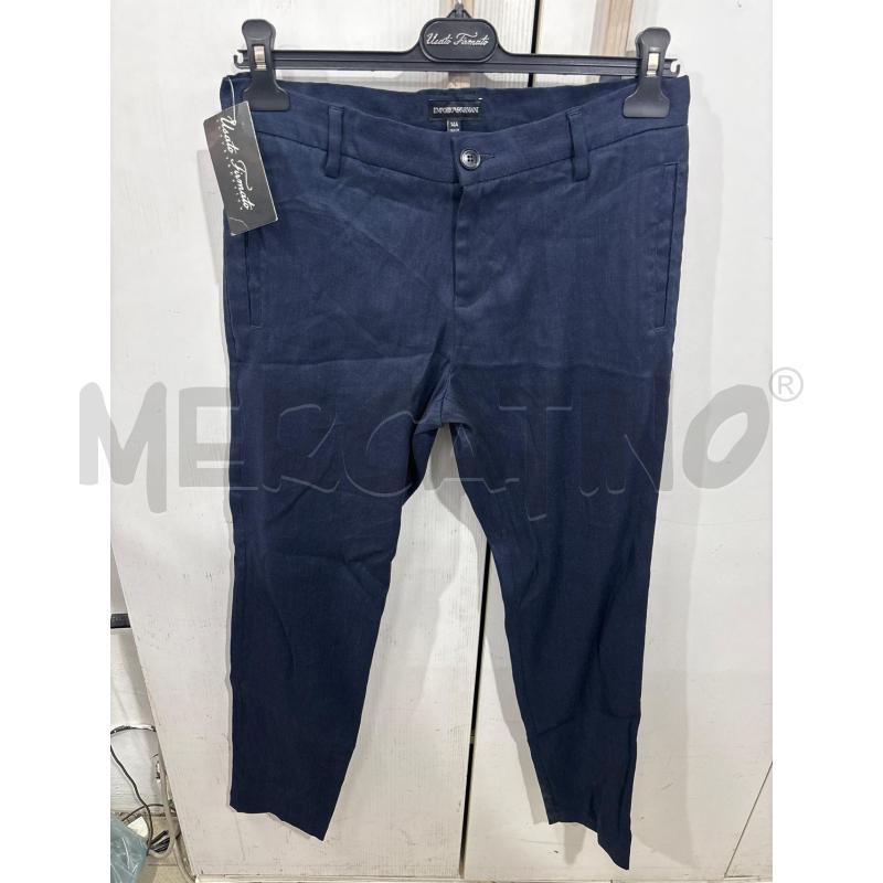PANTALONE BAMBINO 60%LINO BLU EMPORIO ARMANI | Mercatino dell'Usato Benevento 1