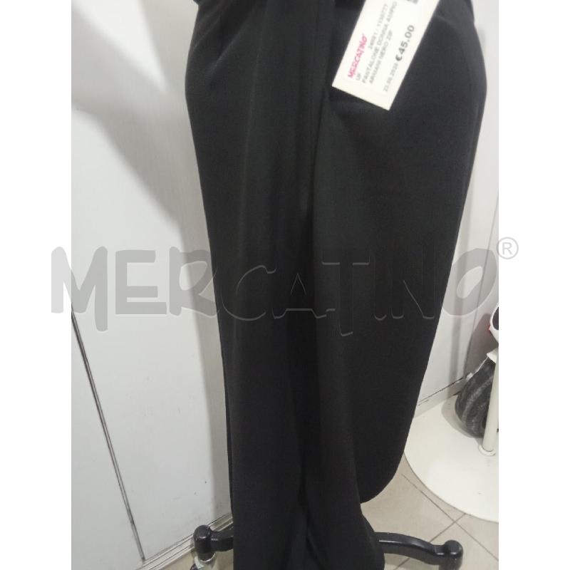 PANTALONE DONNA AMPIO ARMANI NERO ZIP LATERALE | Mercatino dell'Usato Benevento 2