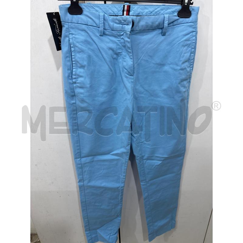 PANTALONE DONNA AZZURRO TOMMY HILFIGER  | Mercatino dell'Usato Benevento 1