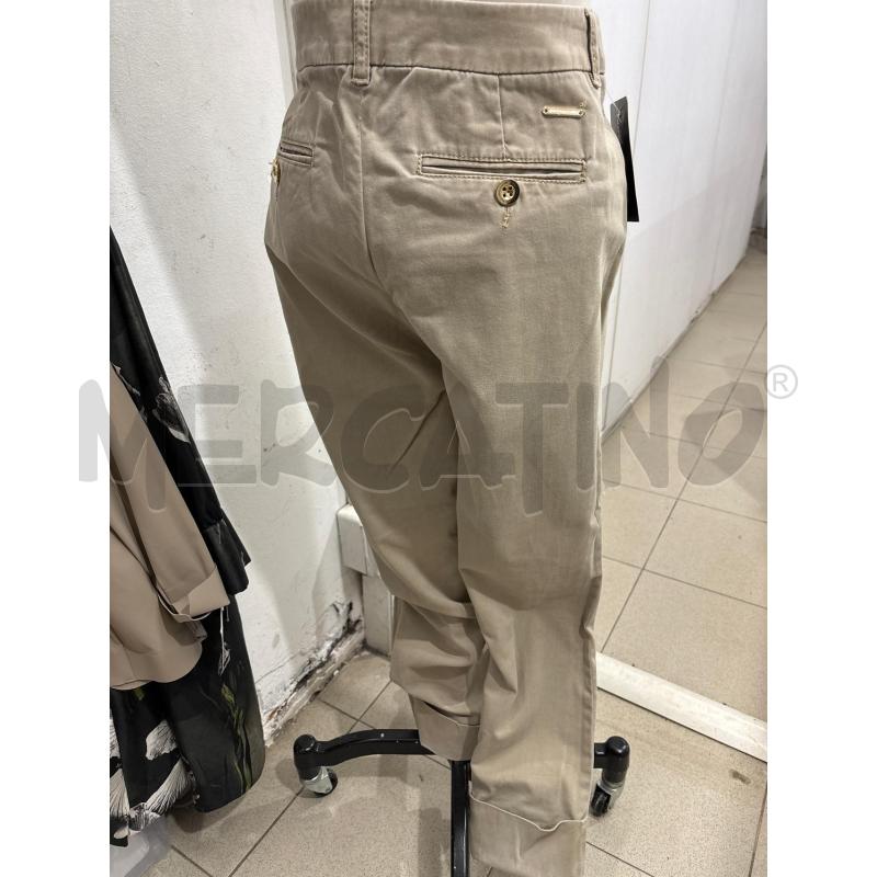 PANTALONE DONNA BEIGE BOTTONI GIALLI MARELLA | Mercatino dell'Usato Benevento 3
