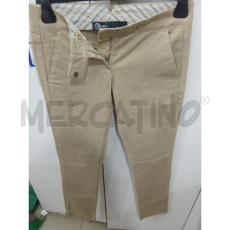 PANTALONE DONNA BEIGE RELISH | Mercatino dell'Usato Benevento 1
