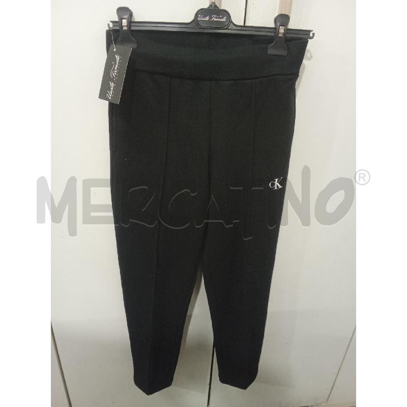 PANTALONE DONNA CALVIN KLEIN NERO TUTA  | Mercatino dell'Usato Benevento 1