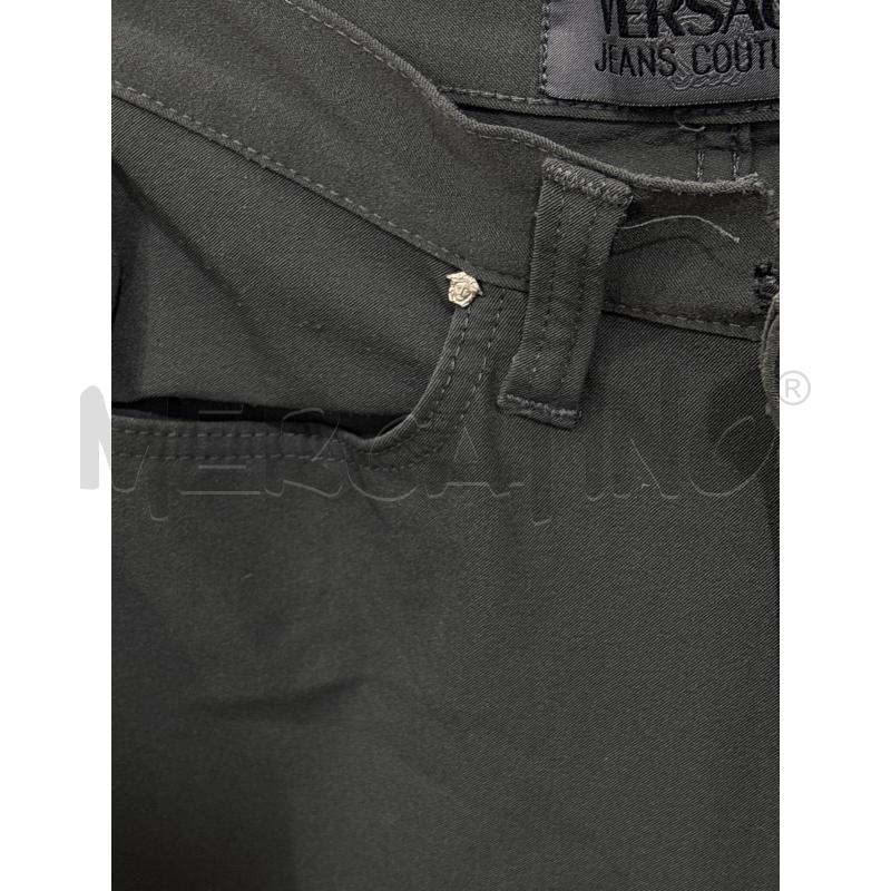 PANTALONE DONNA GRIGIO SCURO VERSACE SENZA BOTTONE  | Mercatino dell'Usato Benevento 3