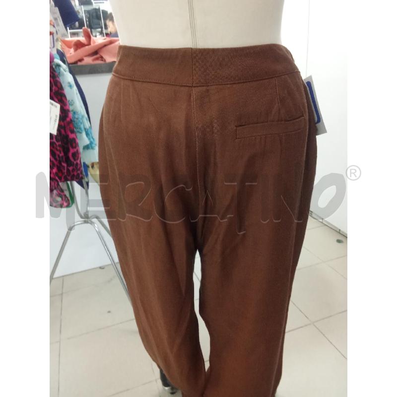 PANTALONE DONNA MARRONE CAMOMILLA LARGO | Mercatino dell'Usato Benevento 3