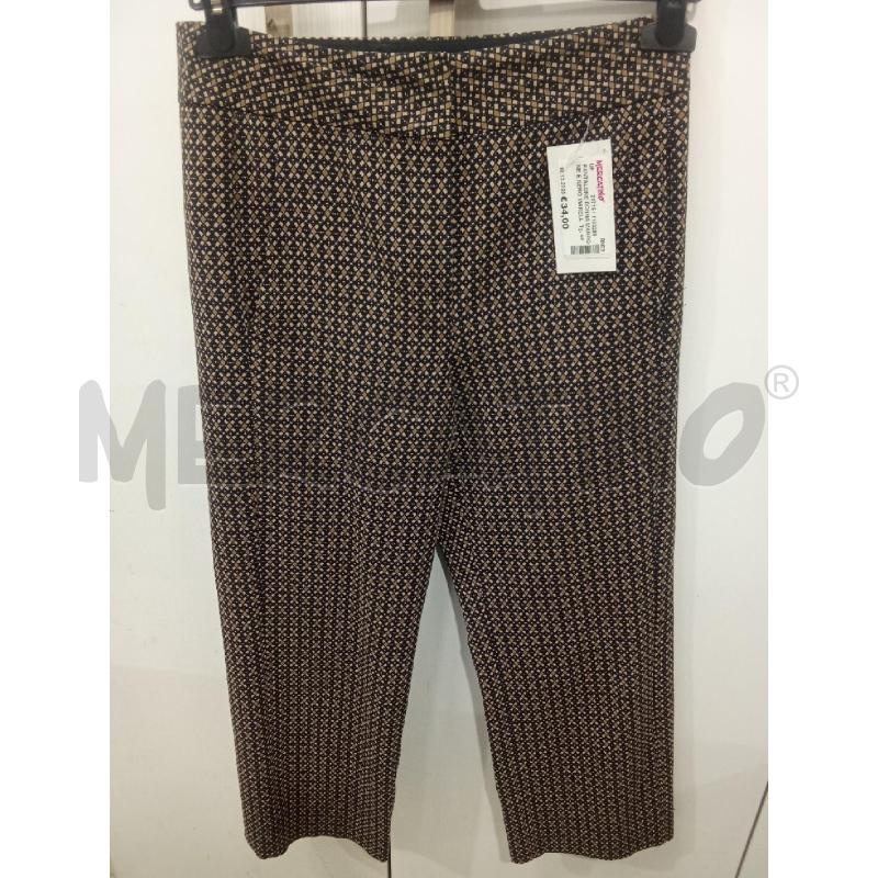 PANTALONE DONNA MARRONE E NERO MARELLA | Mercatino dell'Usato Benevento 1