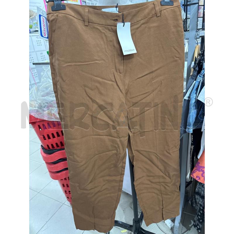 PANTALONE DONNA MARRONE MOTIVI SEMPLICE | Mercatino dell'Usato Benevento 1