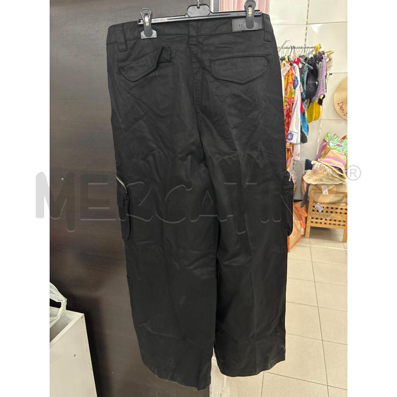 PANTALONE DONNA NERO JOHN RICHMOND LARGO CARGO | Mercatino dell'Usato Benevento 3