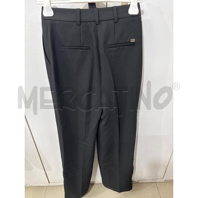 PANTALONE DONNA NERO MARCIANO GUESS VITA ALTA LARGO  | Mercatino dell'Usato Benevento 3