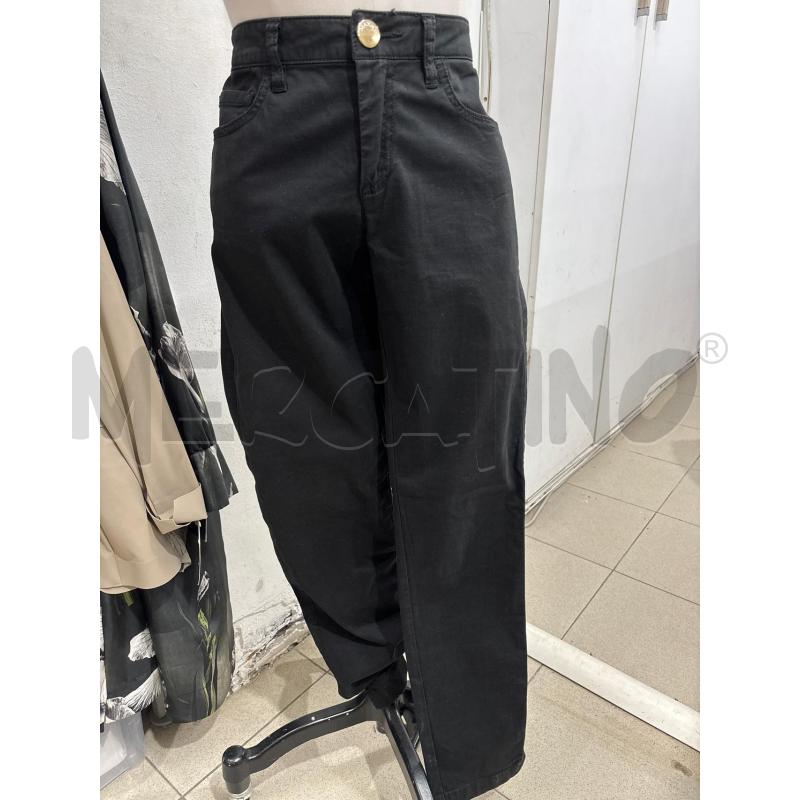 PANTALONE DONNA NERO MAXECO SPACCHETTI CAVIGLIA | Mercatino dell'Usato Benevento 1