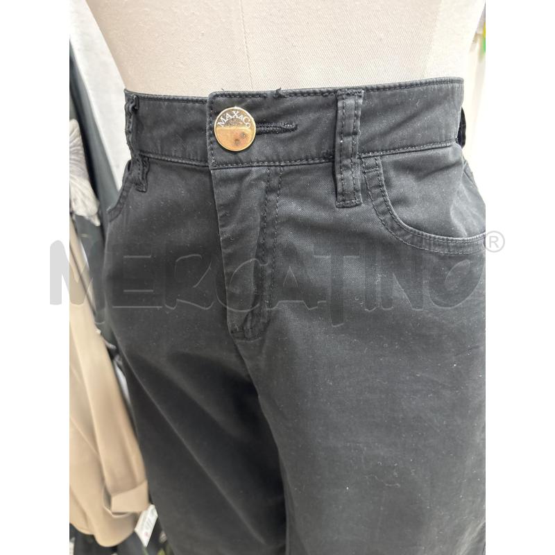 PANTALONE DONNA NERO MAXECO SPACCHETTI CAVIGLIA | Mercatino dell'Usato Benevento 2