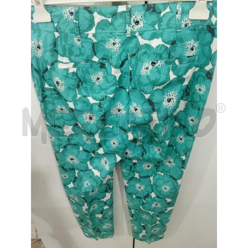 PANTALONE DONNA PENNYBLACK VERDE FIORI  | Mercatino dell'Usato Benevento 3