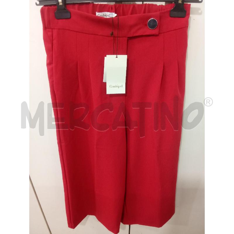 PANTALONE DONNA ROSSO LARGO CONBIPEL | Mercatino dell'Usato Benevento 1
