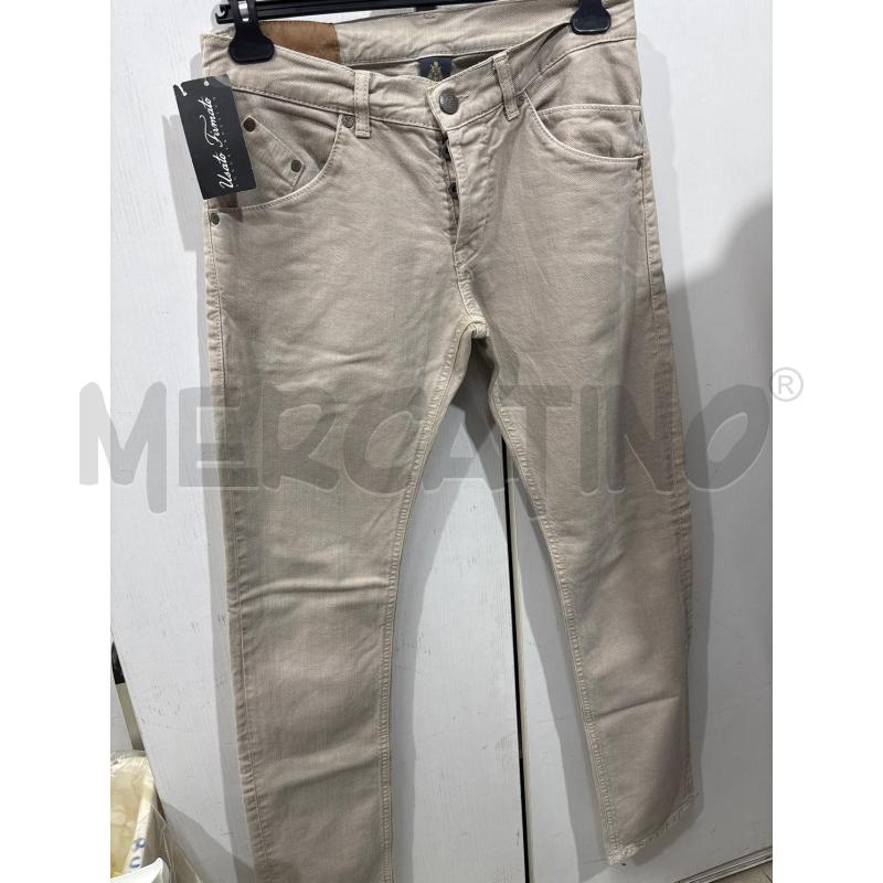 PANTALONE JEANS BEIGE DONDUP PIU BOTTONI  | Mercatino dell'Usato Benevento 1