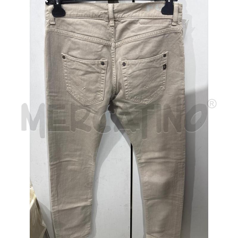 PANTALONE JEANS BEIGE DONDUP PIU BOTTONI  | Mercatino dell'Usato Benevento 3