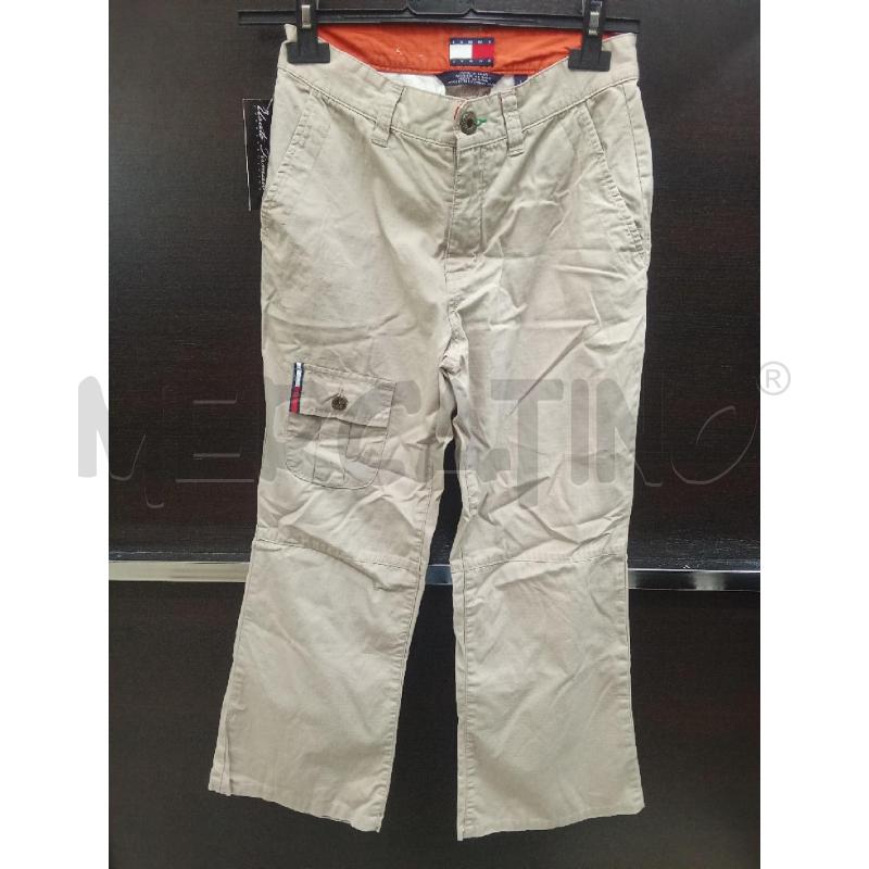 PANTALONE RAGAZZA BEIGE TOMMY JEANS | Mercatino dell'Usato Benevento 1
