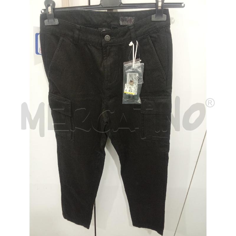 PANTALONE RAGAZZO CARGO NERO BEAR | Mercatino dell'Usato Benevento 1