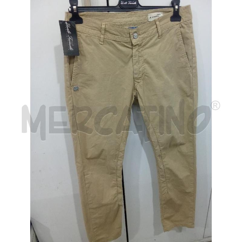 PANTALONE UOMO BEIGE DANIELE ALESSANDRINI DENIM | Mercatino dell'Usato Benevento 1