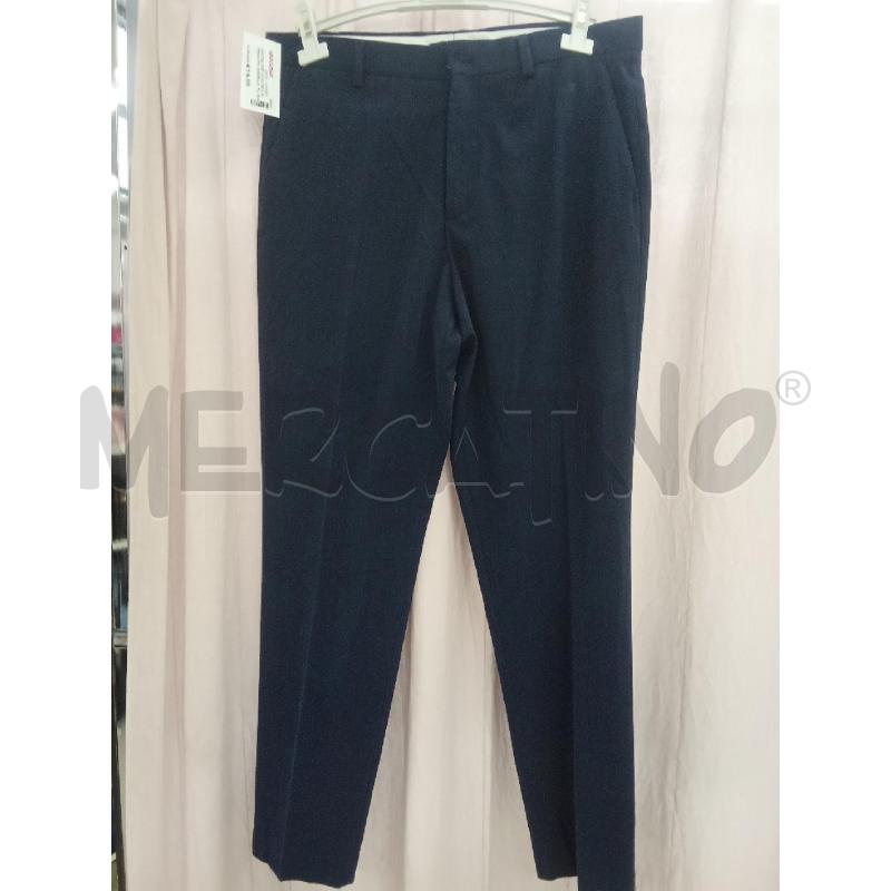 PANTALONE UOMO BLU IN TESSUTO MODELLO CLASSICO ZARA | Mercatino dell'Usato Benevento 1