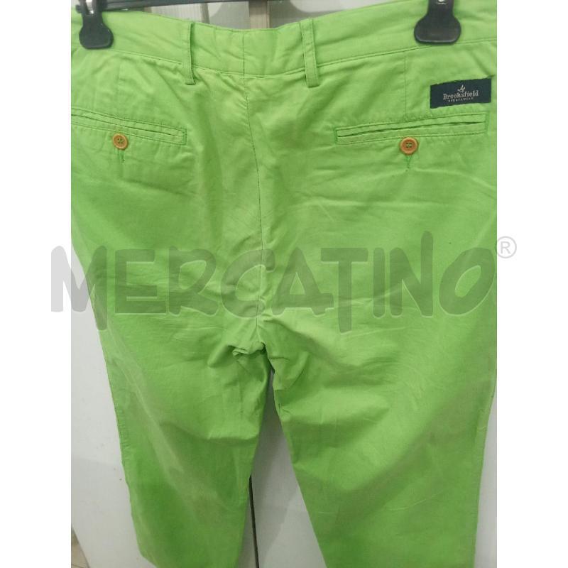 PANTALONE UOMO VERDE BROOKSFIELD | Mercatino dell'Usato Benevento 1