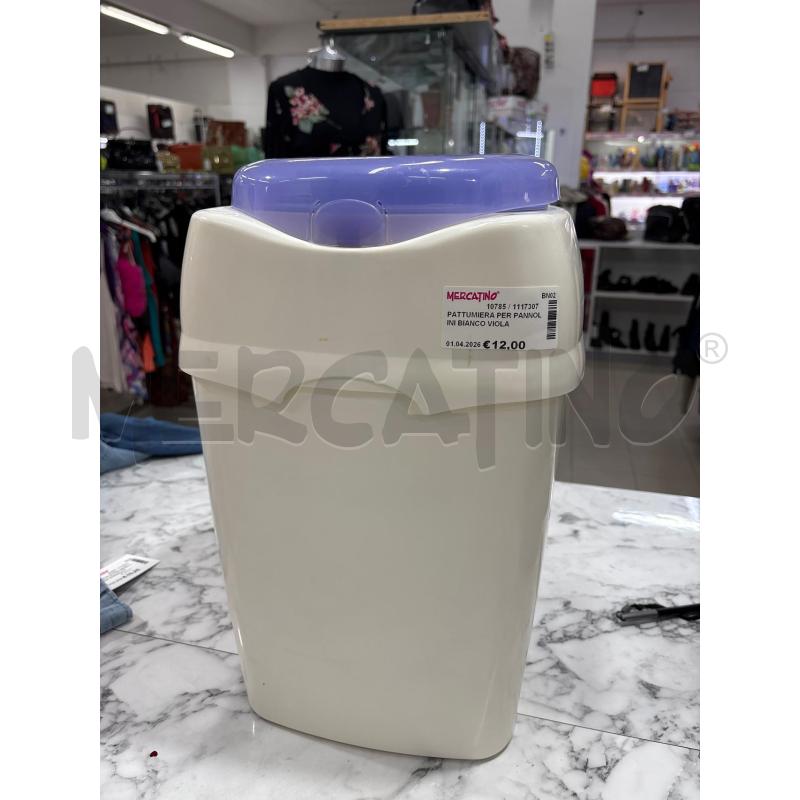 PATTUMIERA PER PANNOLINI BIANCO VIOLA TOMMEE TIPPEE | Mercatino dell'Usato Benevento 1